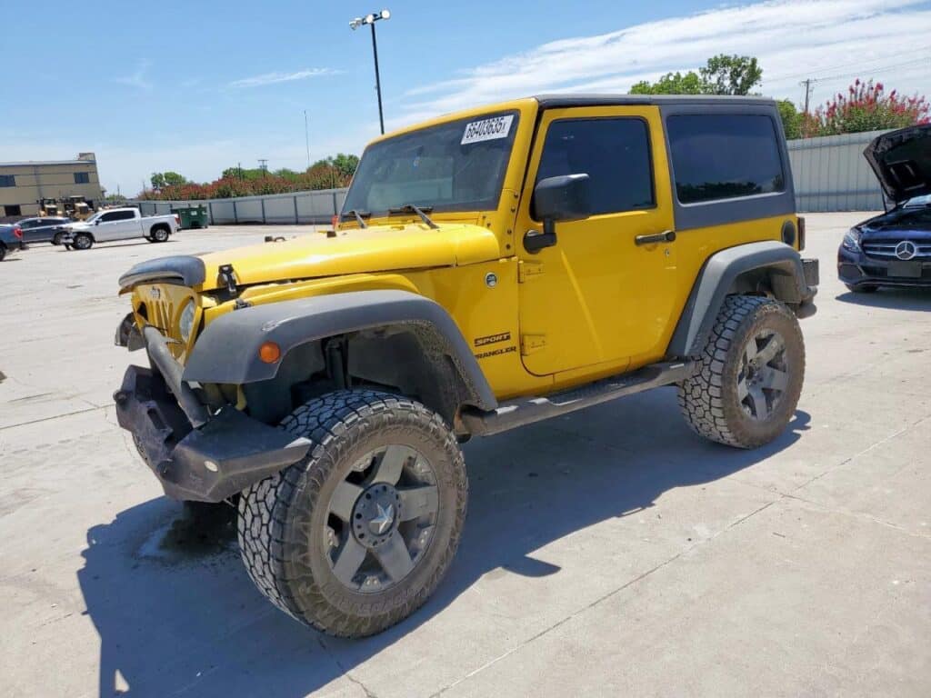 2015 JEEP WRANGLER DOOR ASSEMBLY FRONT - 1004424515