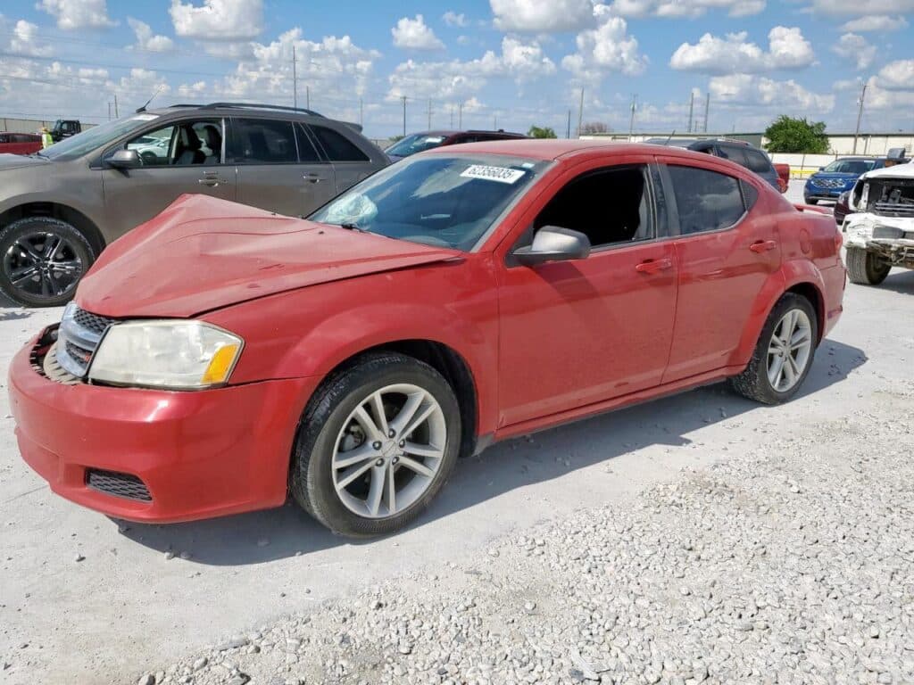 2012 DODGE AVENGER DOOR ASSEMBLY FRONT - 1004548245