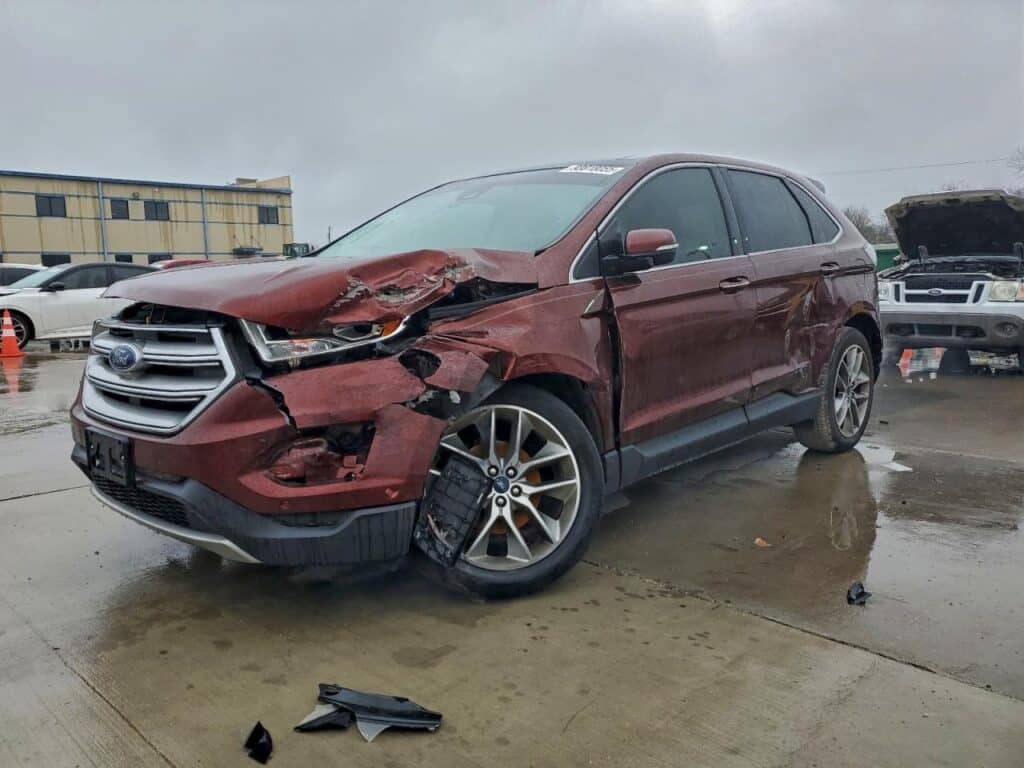 2015 FORD EDGE BUMPER ASSEMBLY REAR - 1004504229