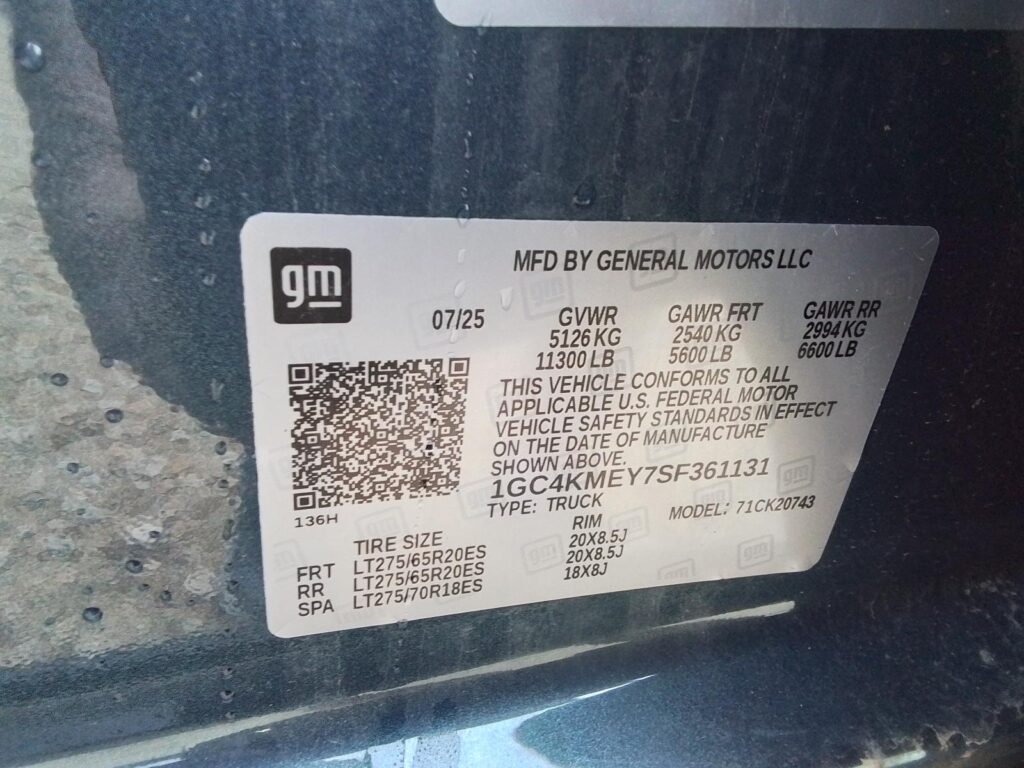 2025 CHEVROLET SILVERADO_2500_PICKUP INFO-GPS-TV SCREEN - 1004627939