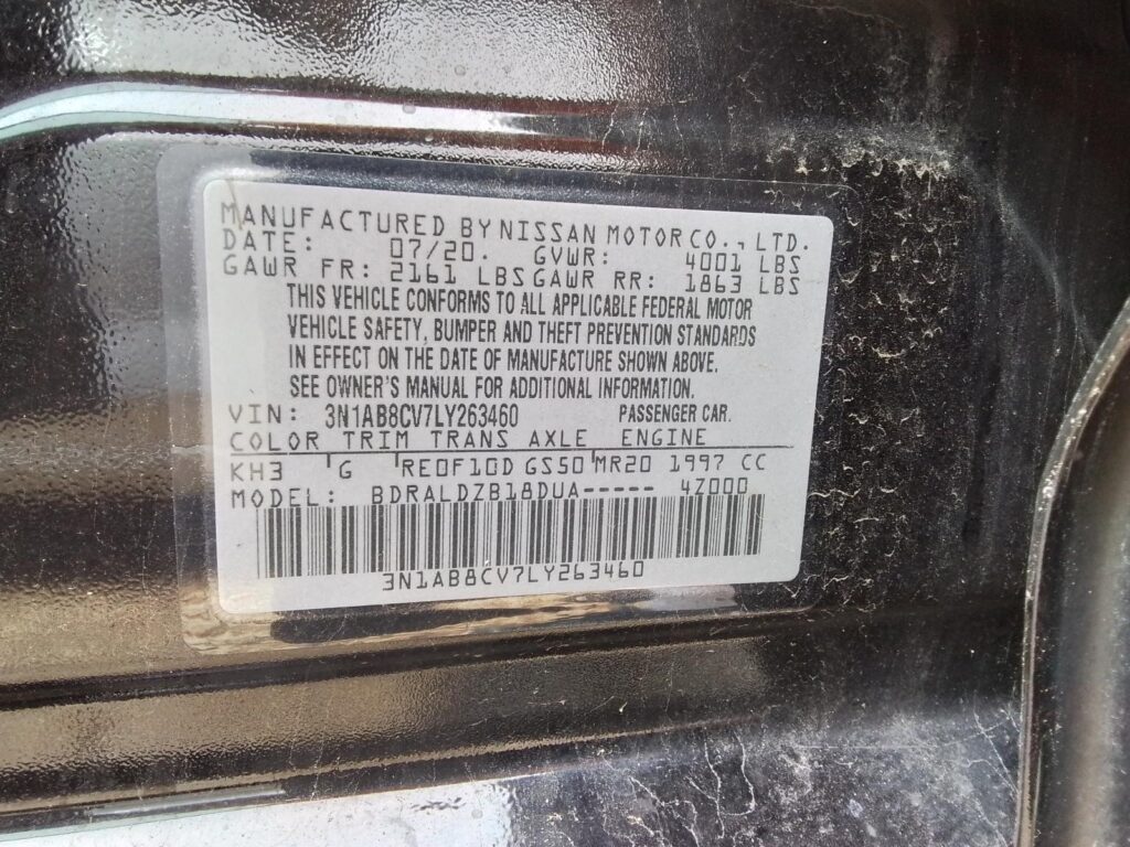 2020 NISSAN SENTRA FUEL PUMP - 1004671024