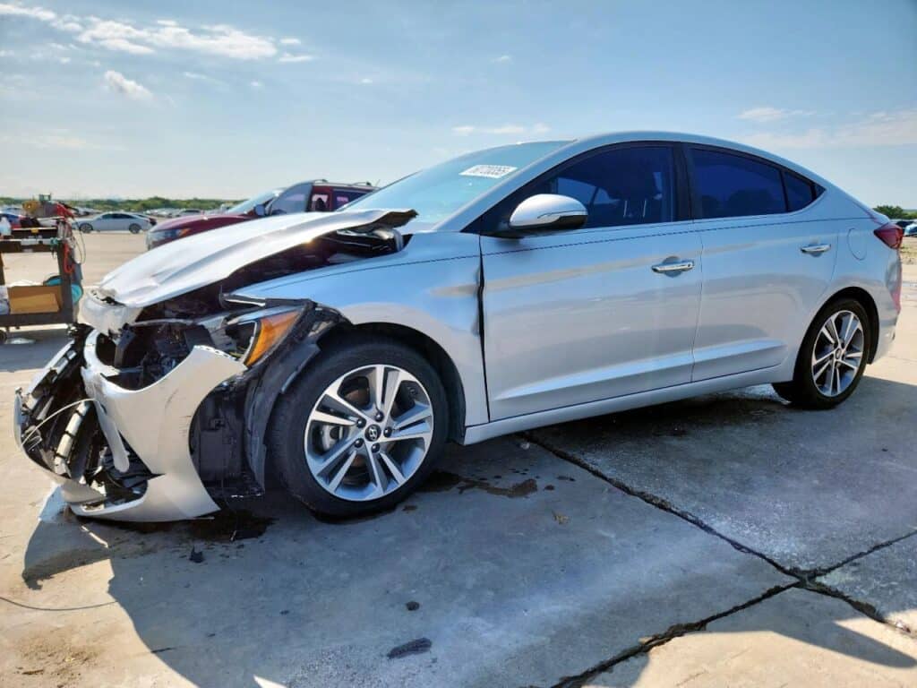 2017 HYUNDAI ELANTRA SEAT BELT FRONT - 1004504531
