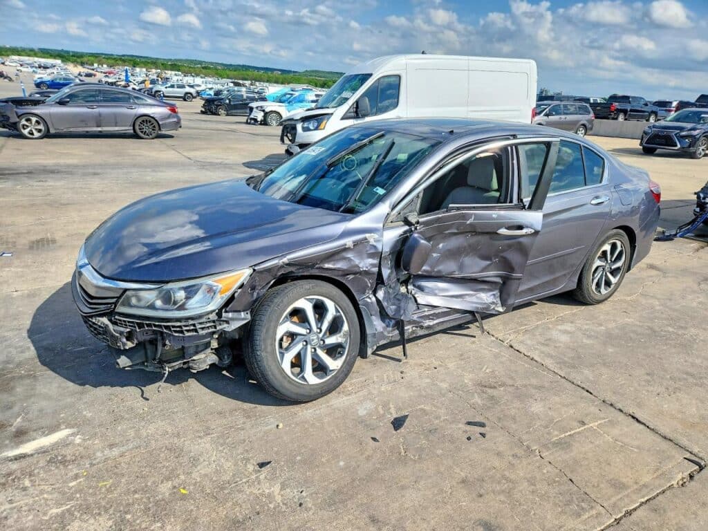 2016 HONDA ACCORD BUMPER REIN REAR - 1004689886