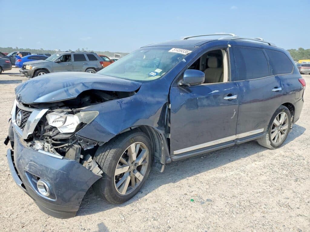 2014 NISSAN PATHFINDER DOOR ASSEMBLY FRONT - 1004688729