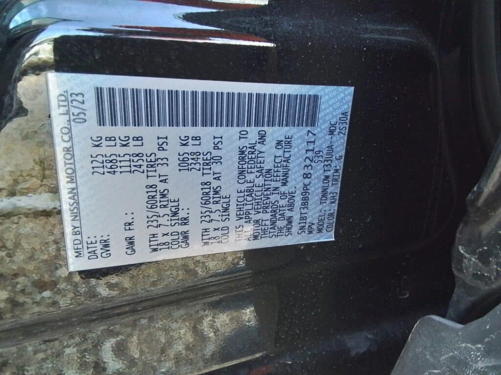 2023 NISSAN ROGUE HOOD - 1004706107
