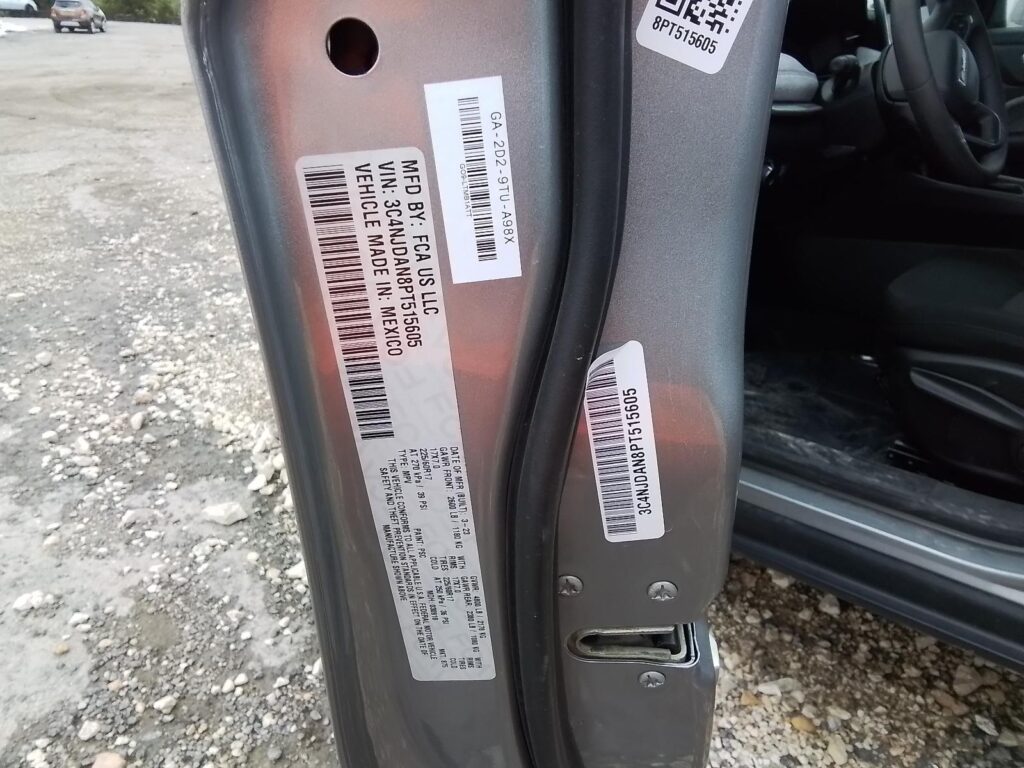 2023 JEEP COMPASS SIDE VIEW MIRROR - 1004676752